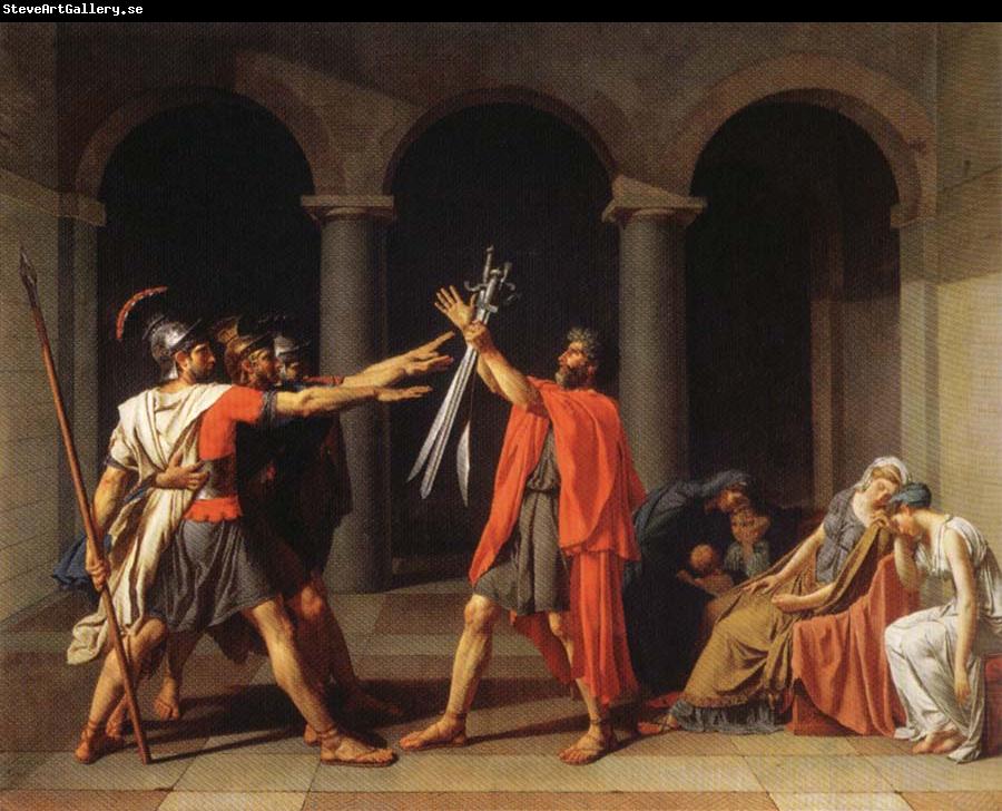 Jacques-Louis David THe Oath of the Horatii